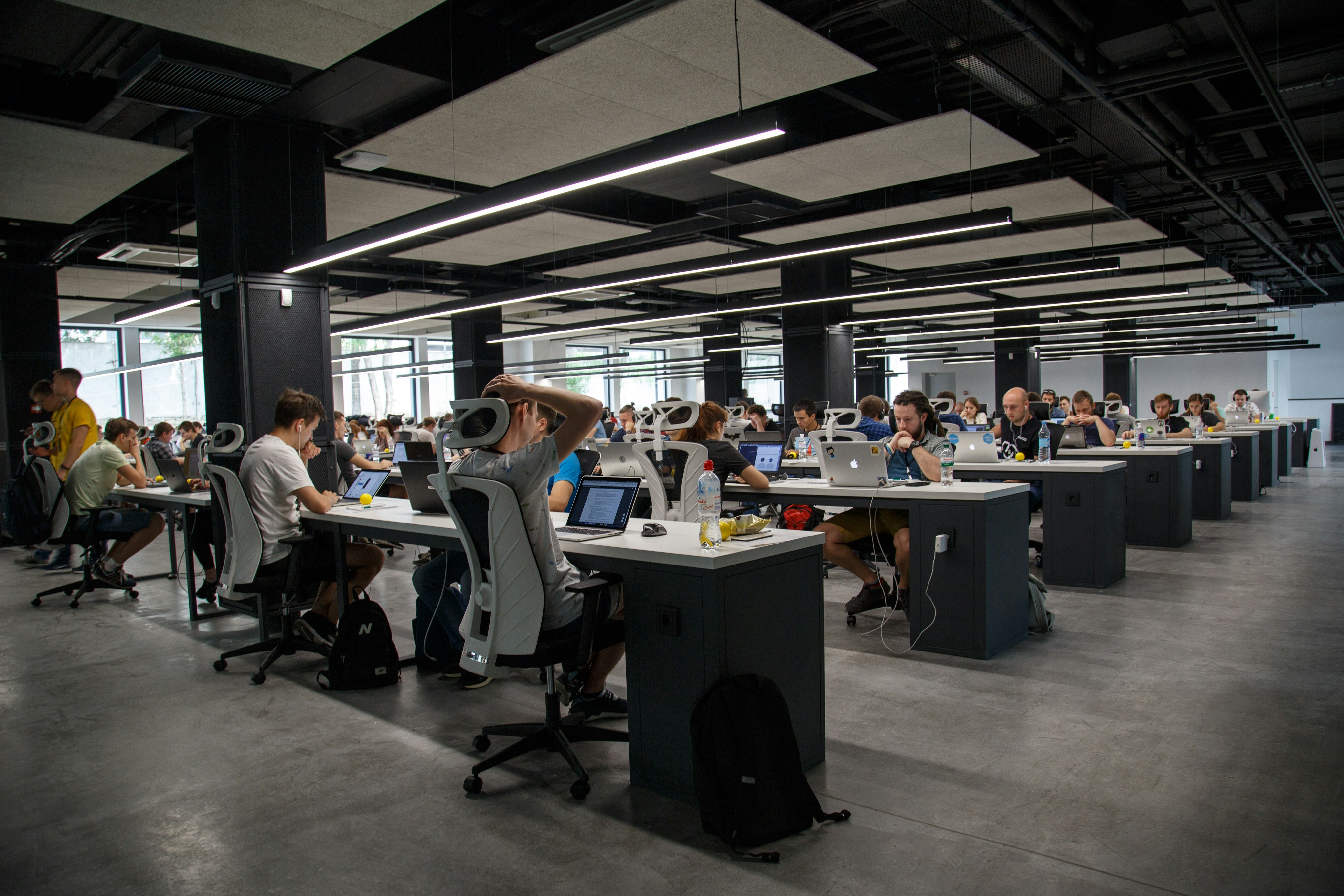 Modern office workspace